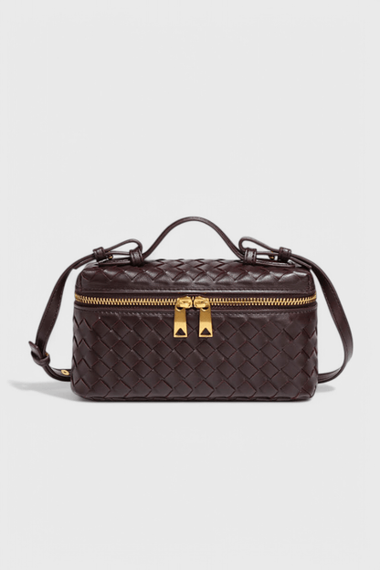 Milla Woven Mini Bag with Gold Hardware - Lora Toronto
