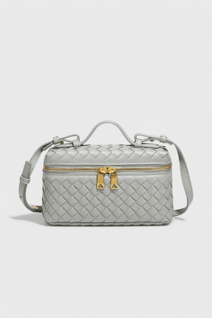 Milla Woven Mini Bag with Gold Hardware - Lora Toronto