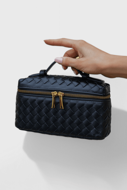 Milla Woven Mini Bag with Gold Hardware - Lora Toronto