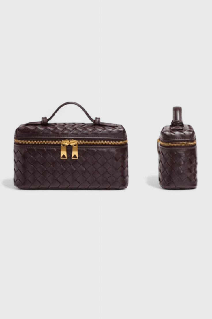 Milla Woven Mini Bag with Gold Hardware - Lora Toronto