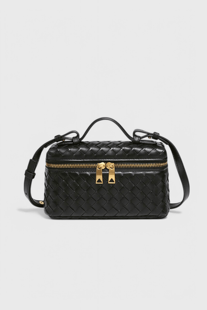 Milla Woven Mini Bag with Gold Hardware - Lora Toronto