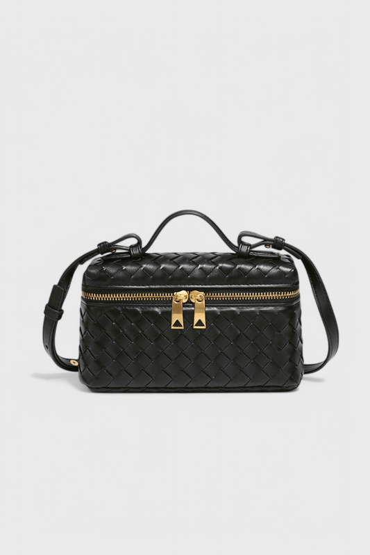 Milla Woven Mini Bag with Gold Hardware - Lora Toronto