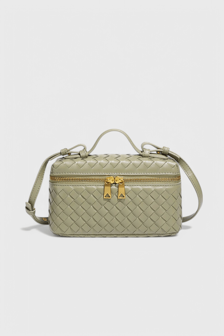 Milla Woven Mini Bag with Gold Hardware - Lora Toronto