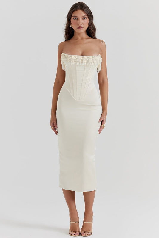 Nalita | Aura of Luxe Midi Dress - Lora Toronto