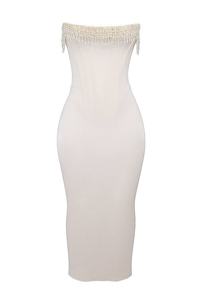 Nalita | Aura of Luxe Midi Dress - Lora Toronto