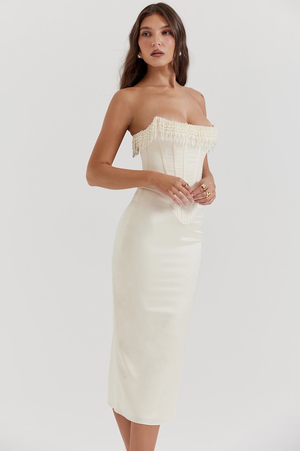 Nalita | Aura of Luxe Midi Dress - Lora Toronto