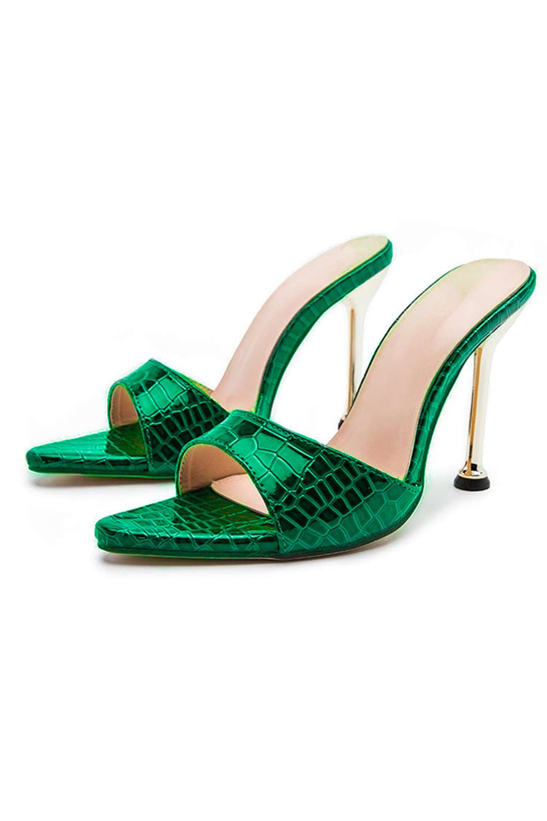 Open Pointed Toe Ankle - strapless High - heeled Sandals - Lora Toronto