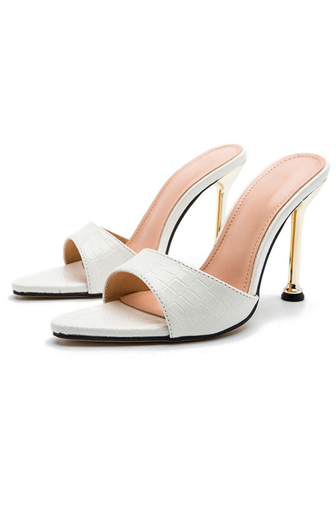 Open Pointed Toe Ankle - strapless High - heeled Sandals - Lora Toronto