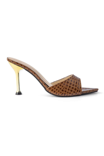 Open Pointed Toe Ankle - strapless High - heeled Sandals - Lora Toronto