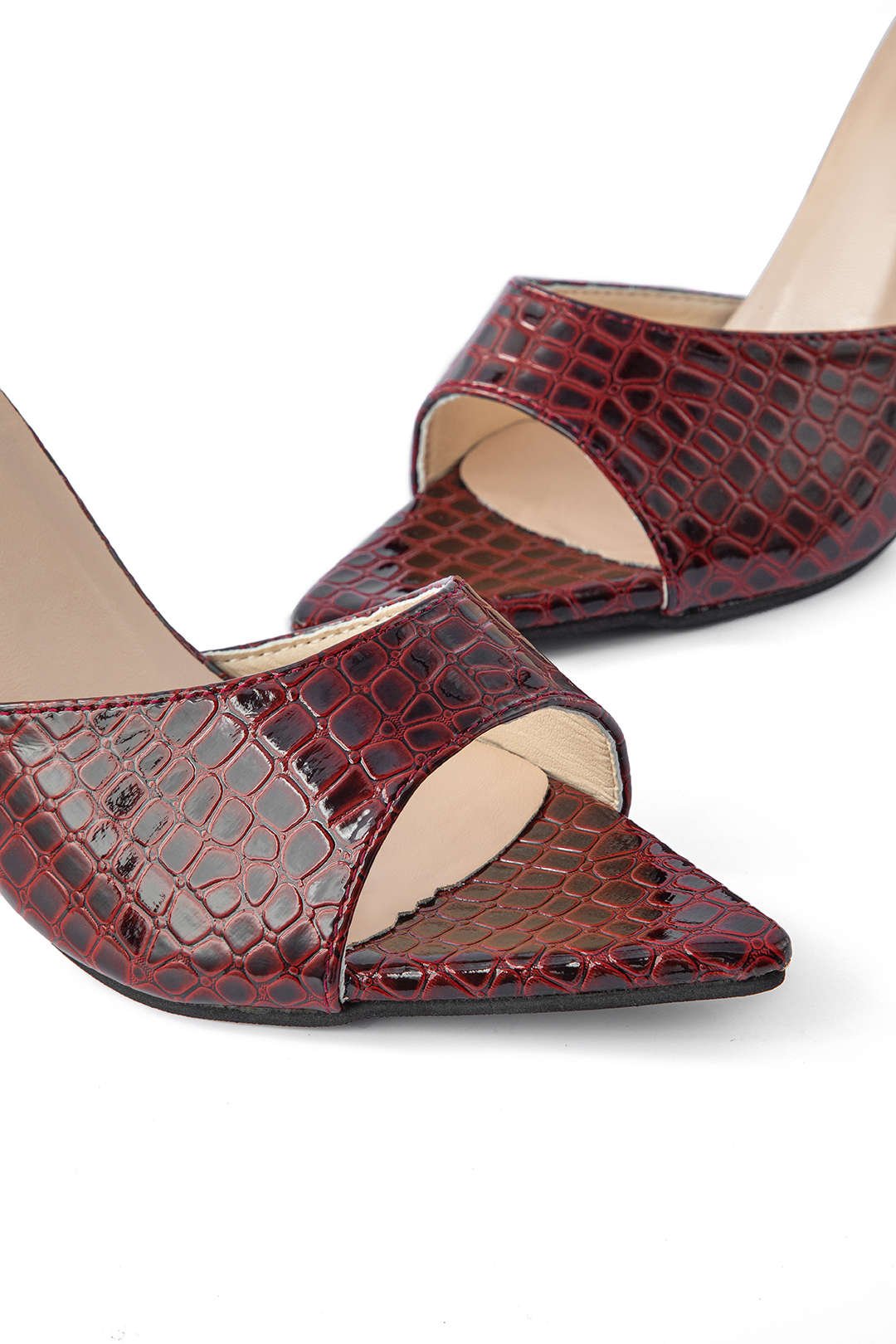 Open Pointed Toe Ankle - strapless High - heeled Sandals - Lora Toronto