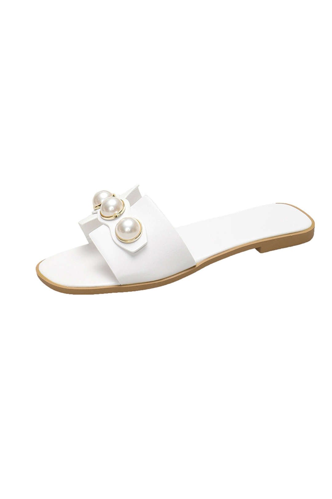 Pearl Flat Slippers - Lora Toronto