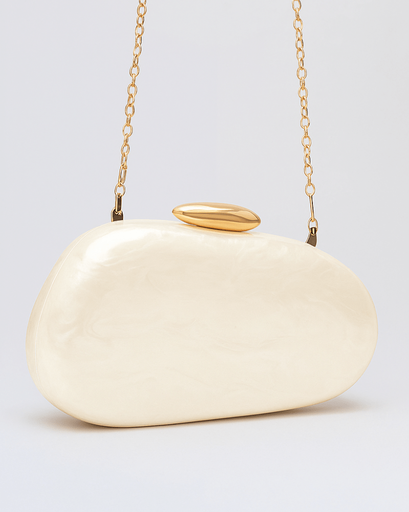 Pearlescent Clutch Bag - Lora Toronto