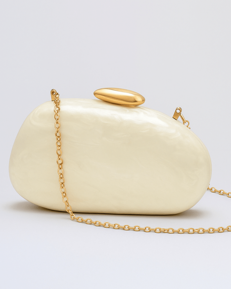 Pearlescent Clutch Bag - Lora Toronto