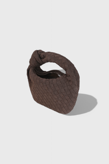Remi Mini Woven Bag with Knot Detail - Lora Toronto
