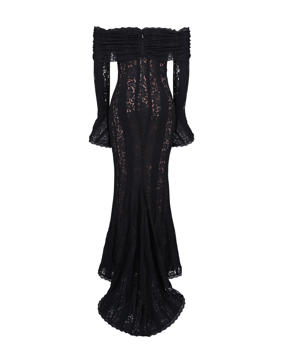 Rosalie | Lace Off - Shoulder Maxi Dress - Lora Toronto