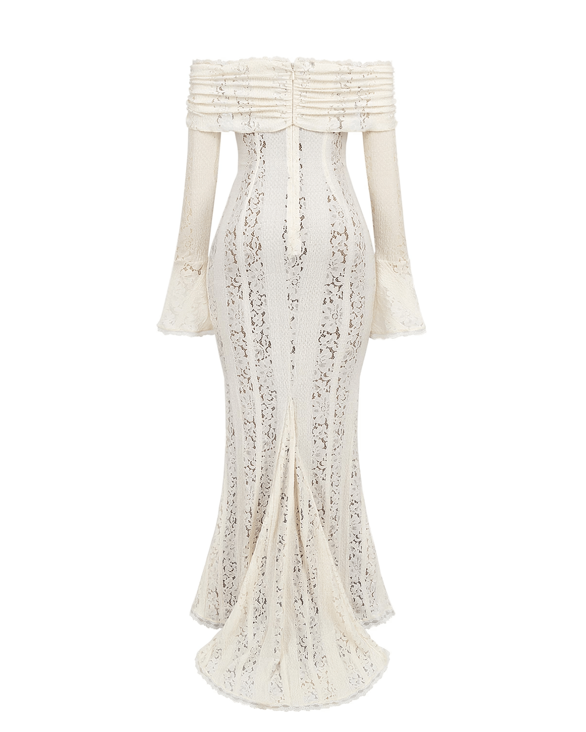 Rosalie | Lace Off - Shoulder Maxi Dress - Lora Toronto