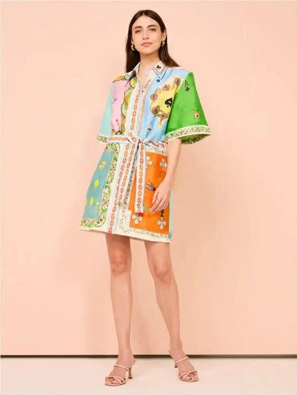RUMMY | PRINT MINI DRESS - Lora Toronto