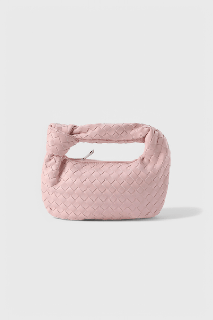 Sage Mini Woven Satchel Bag - Lora Toronto