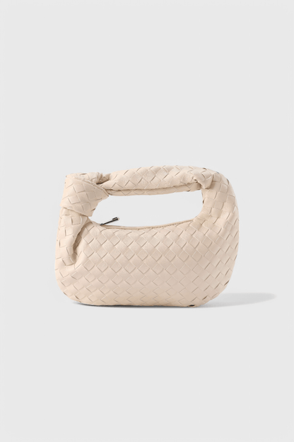 Sage Mini Woven Satchel Bag - Lora Toronto