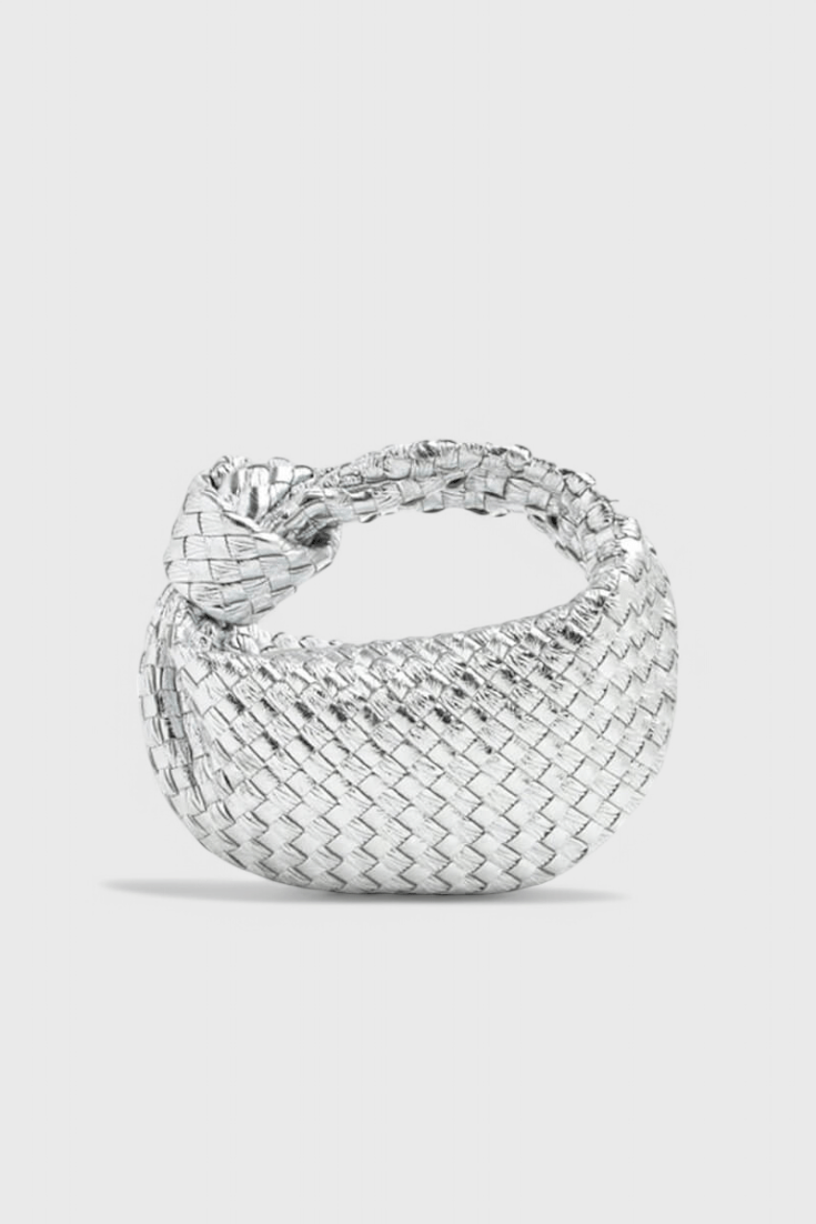 Sage Mini Woven Satchel Bag - Lora Toronto