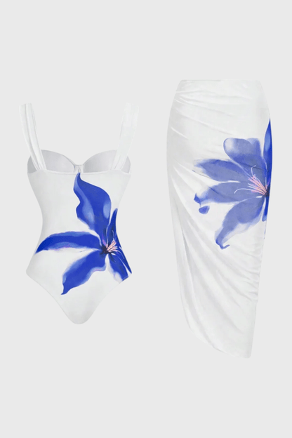 Sarah Floral Two - Piece Swim Set - Lora Toronto
