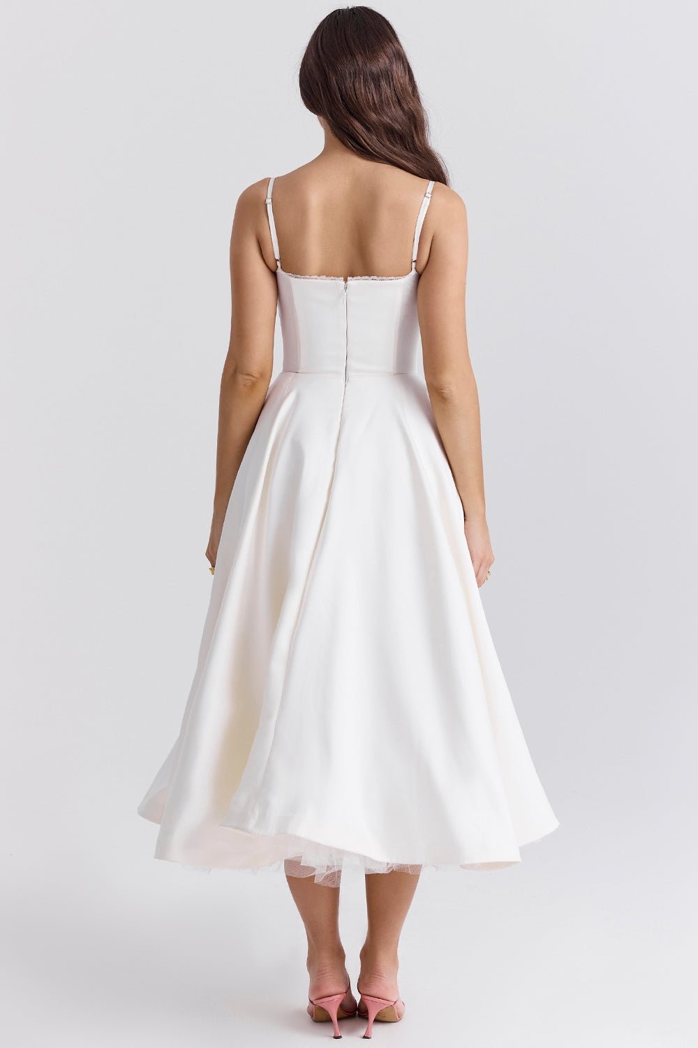 Seraphina | Tulle Midi Dress - Lora Toronto