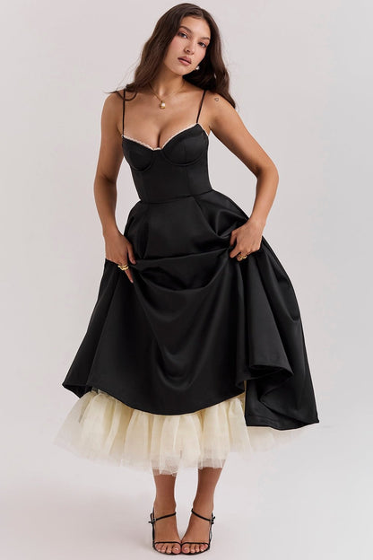 Seraphina | Tulle Midi Dress - Lora Toronto