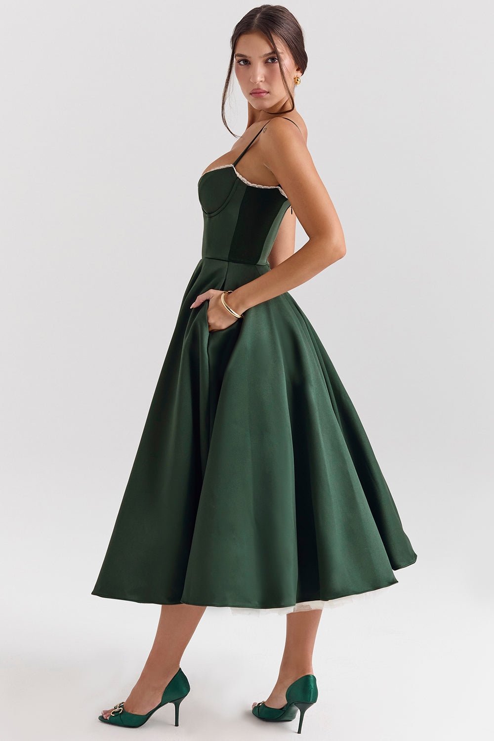 Seraphina | Tulle Midi Dress - Lora Toronto