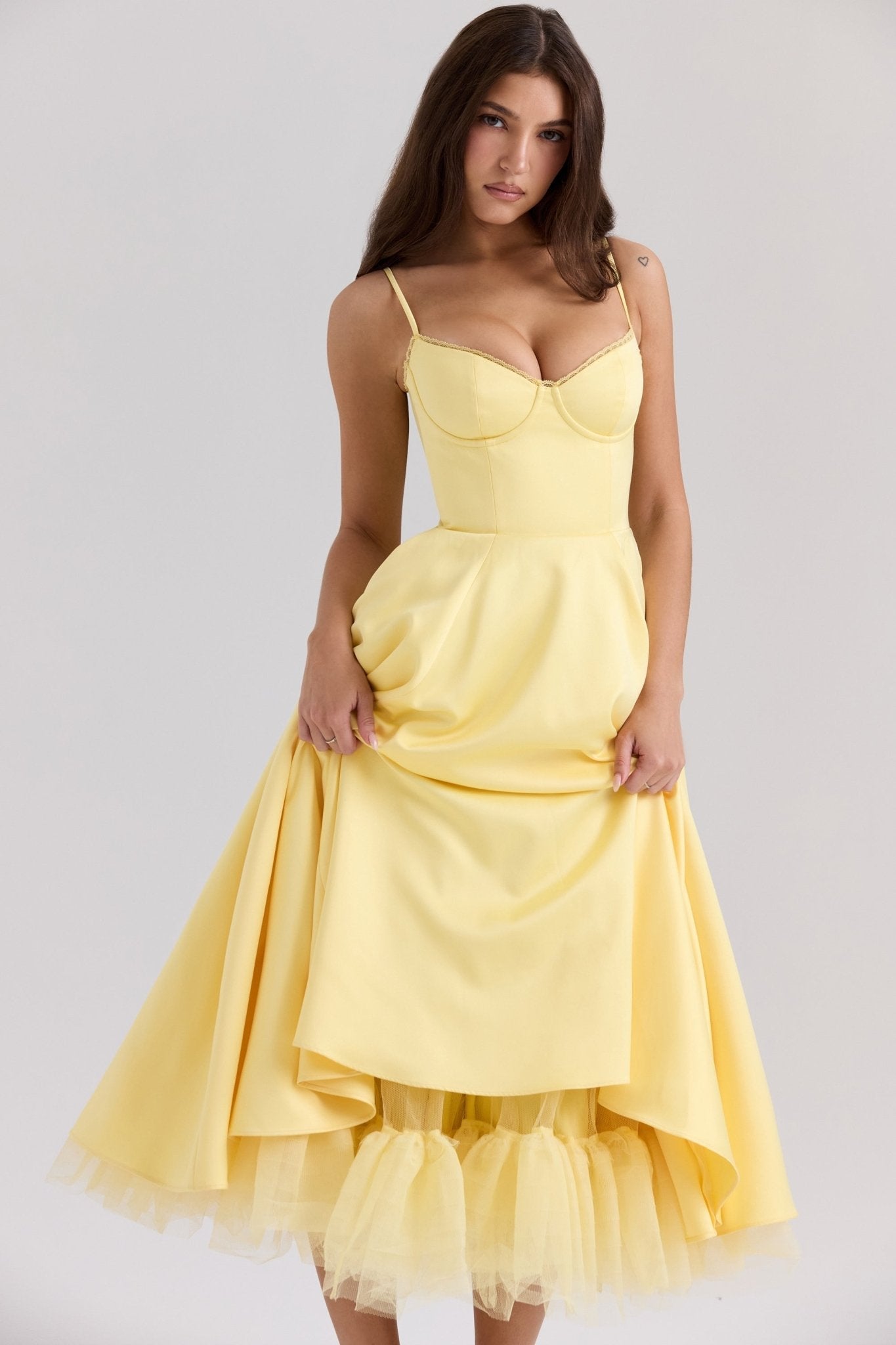 Seraphina | Tulle Midi Dress - Lora Toronto