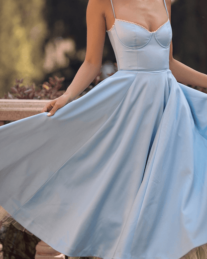 Seraphina | Tulle Midi Dress - Lora Toronto