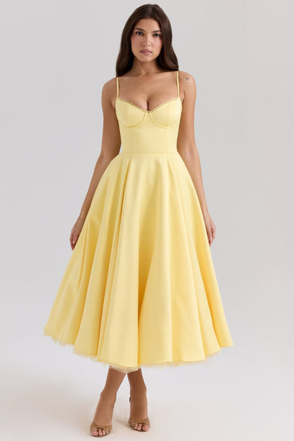 Seraphina | Tulle Midi Dress - Lora Toronto