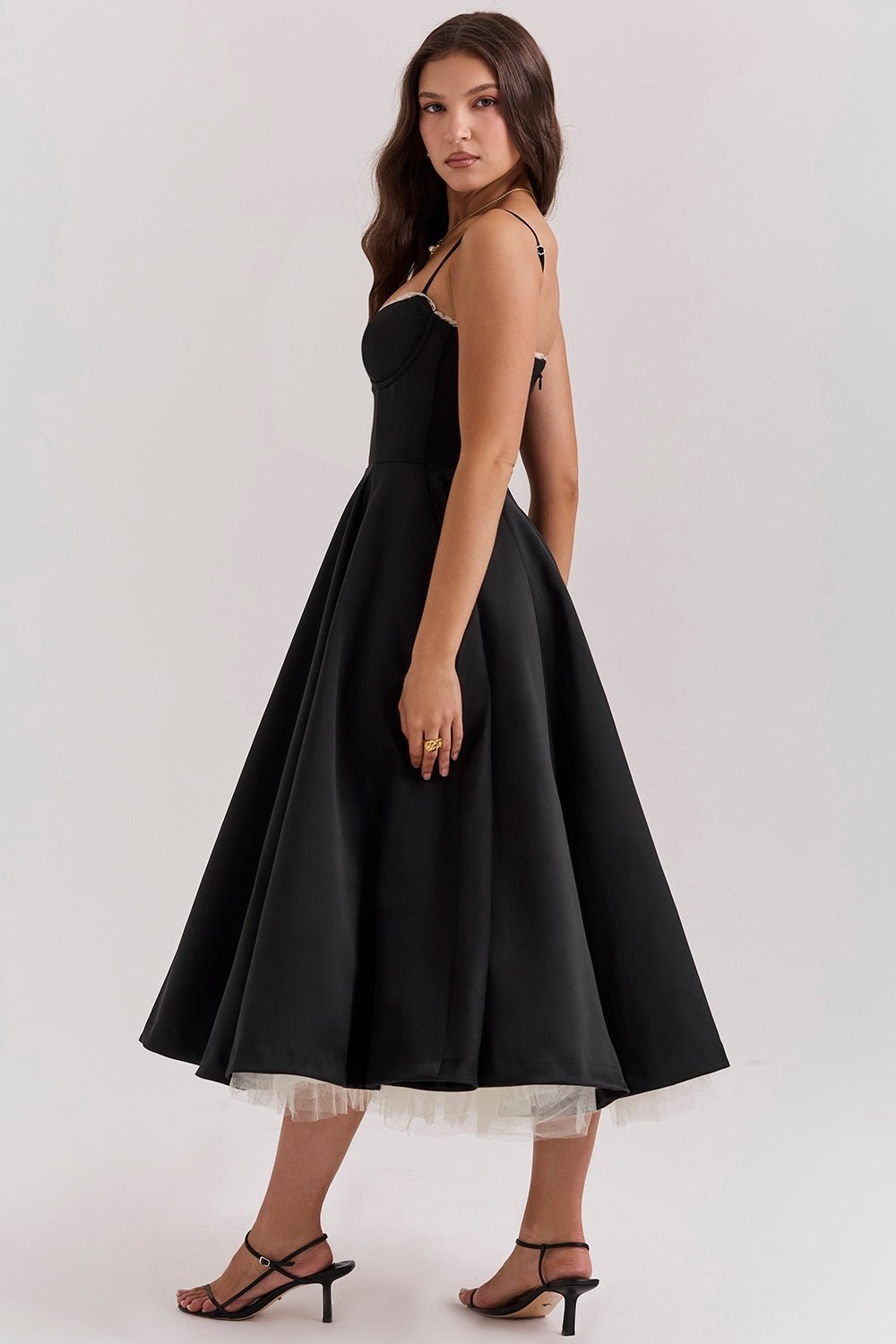 Seraphina | Tulle Midi Dress - Lora Toronto