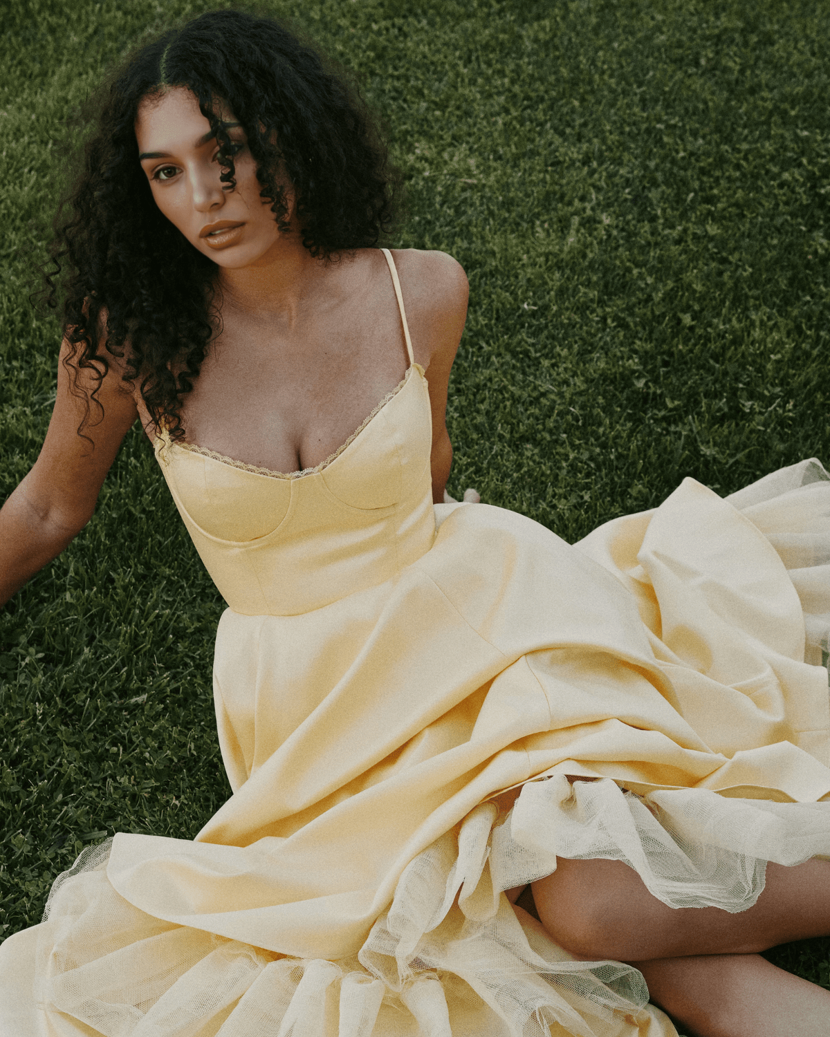 Seraphina | Tulle Midi Dress - Lora Toronto