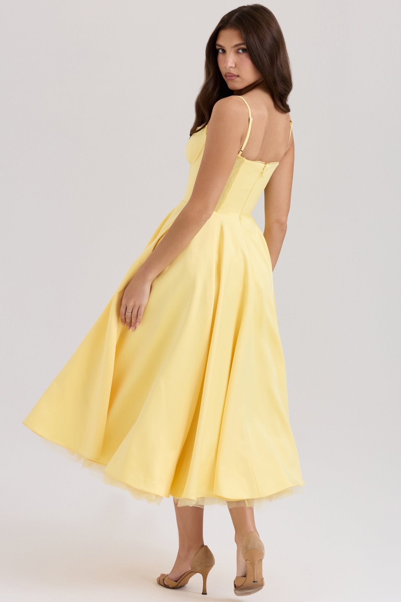 Seraphina | Tulle Midi Dress - Lora Toronto