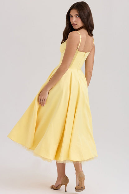 Seraphina | Tulle Midi Dress - Lora Toronto