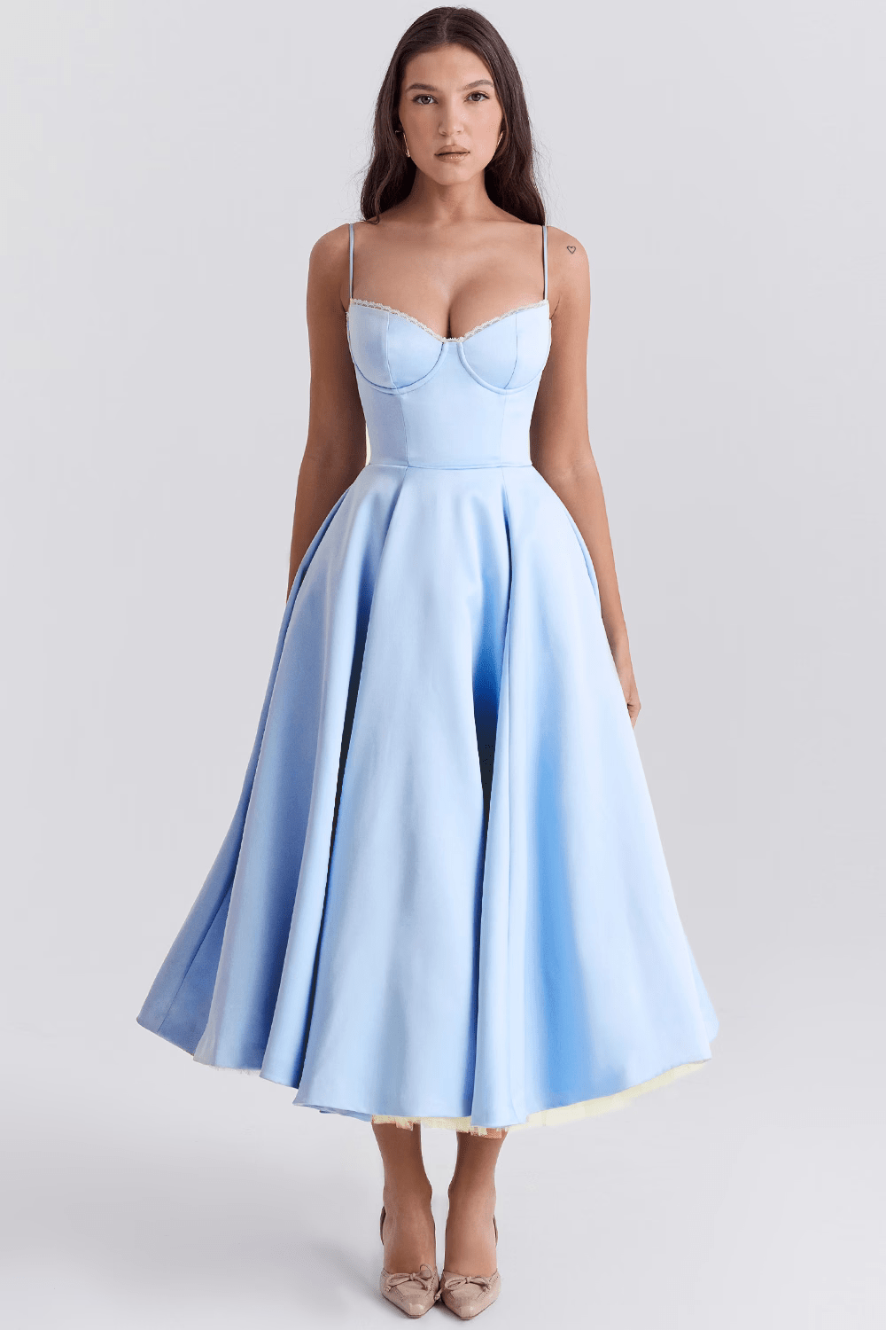 Seraphina | Tulle Midi Dress - Lora Toronto
