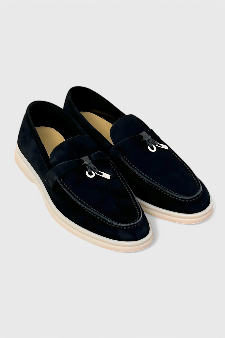Sorelle Suede Lady Loafers - Lora Toronto