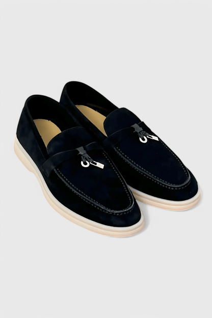 Sorelle Suede Lady Loafers - Lora Toronto