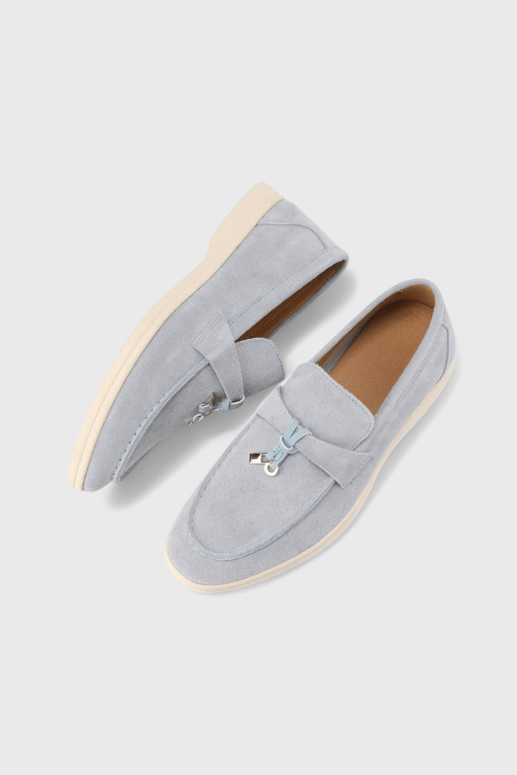 Sorelle Suede Lady Loafers - Lora Toronto