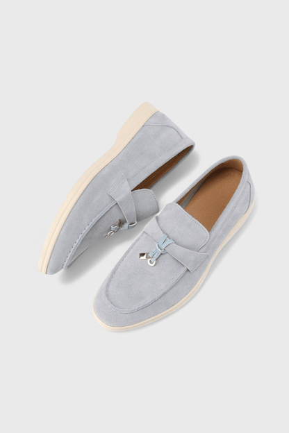 Sorelle Suede Lady Loafers - Lora Toronto