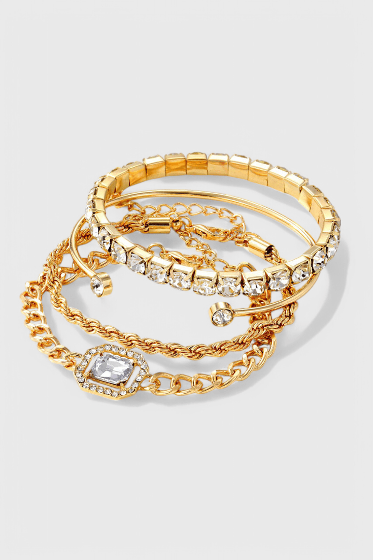 Studded Bangle Set - Lora Toronto