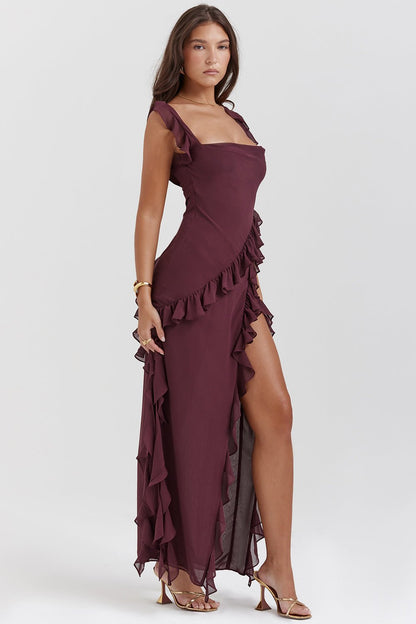 Tabitha | Stylish Ruffle Dress - Lora Toronto