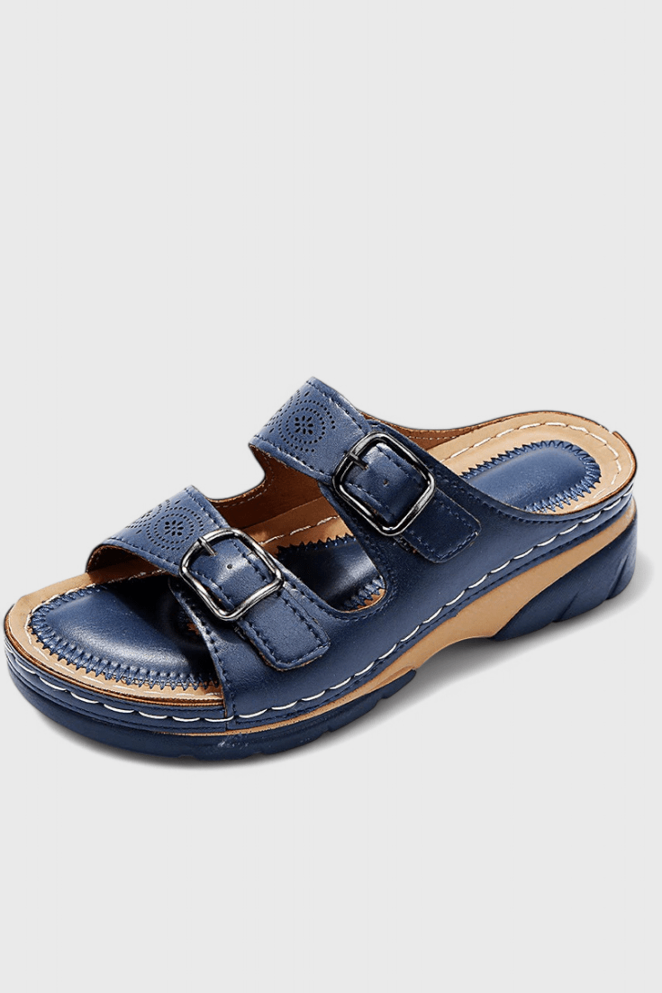 Tamsin Orthopedic Leather Sandals - Lora Toronto