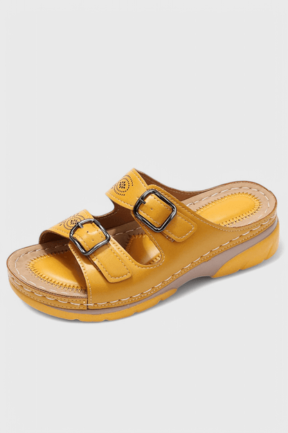 Tamsin Orthopedic Leather Sandals - Lora Toronto