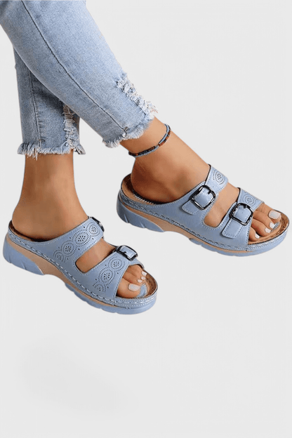 Tamsin Orthopedic Leather Sandals - Lora Toronto
