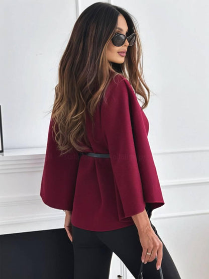 The Chic Poncho Coat - Lora Toronto