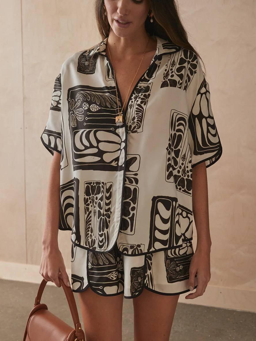 The Positano Geometric Set - Lora Toronto