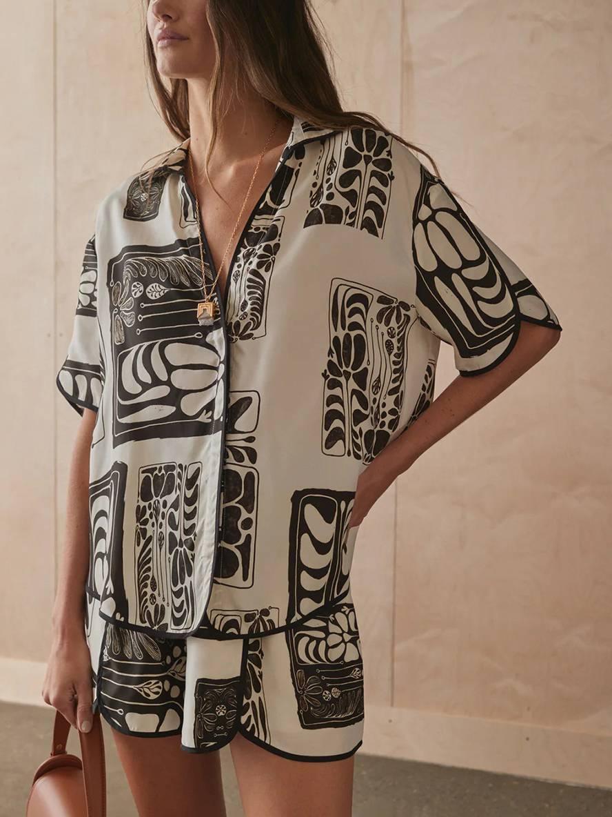 The Positano Geometric Set - Lora Toronto