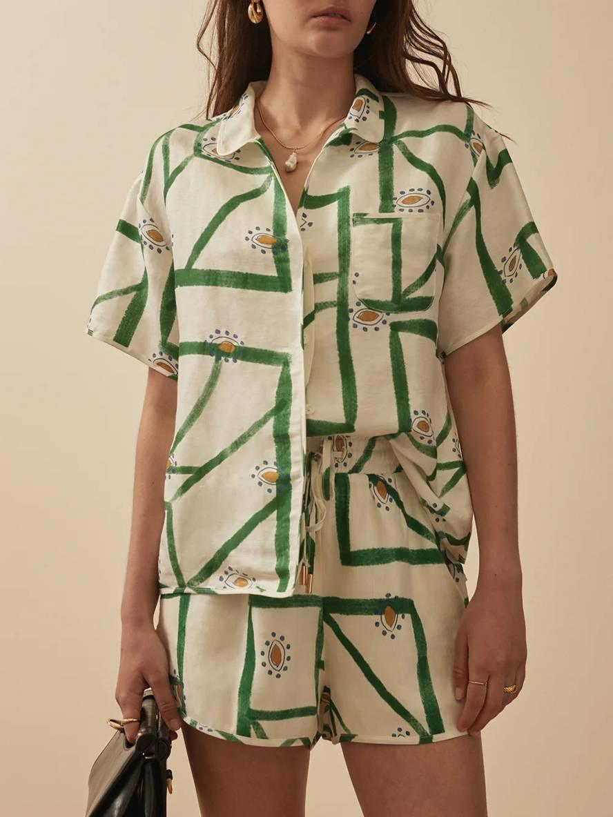The Positano Geometric Set - Lora Toronto