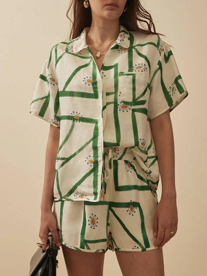 The Positano Geometric Set - Lora Toronto